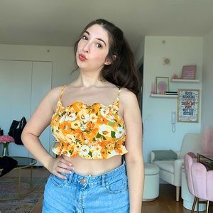 H&M, orange, medium